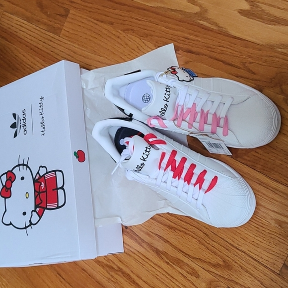 Hello Kitty Adidas Superstar Sneakers ❤ - Picture 2 of 14